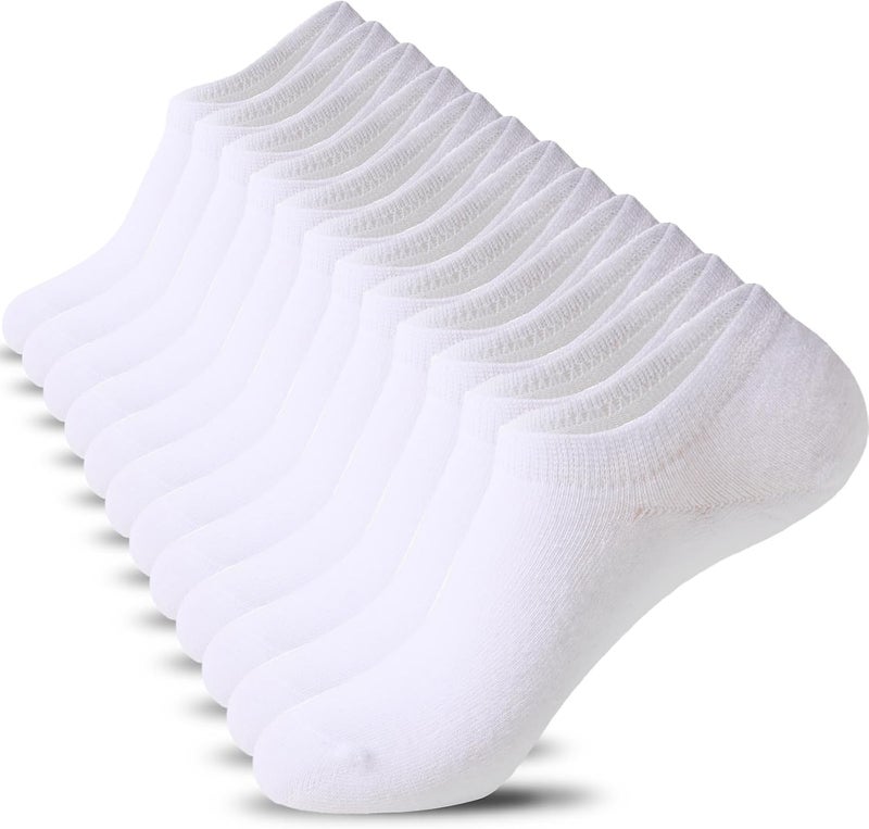 Nroktia 6/10 Pairs Non Slip No Show Socks Womens and Mens Low Cut Invisible Liner Ankle Socks - Image 1